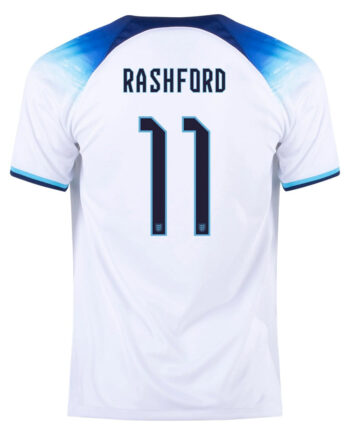 England #11 Rashford Home Jersey 2022 - 90KITS