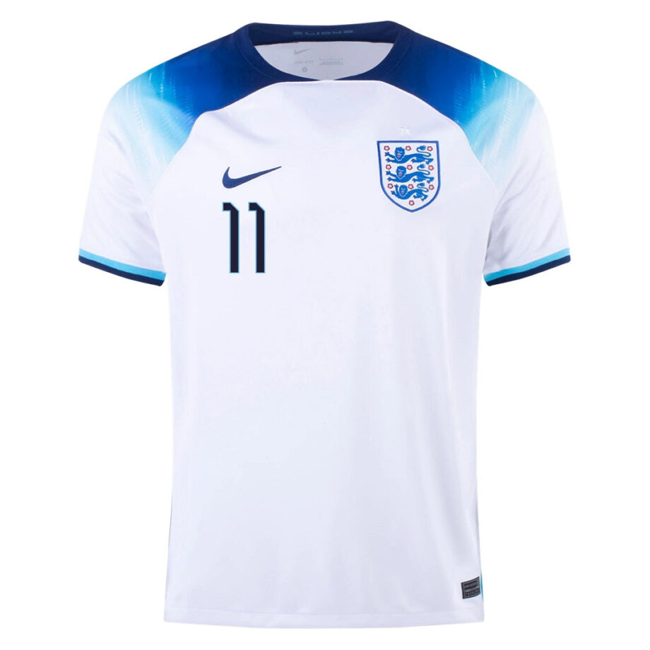 England #11 Rashford Home Jersey 2022 - 90KITS