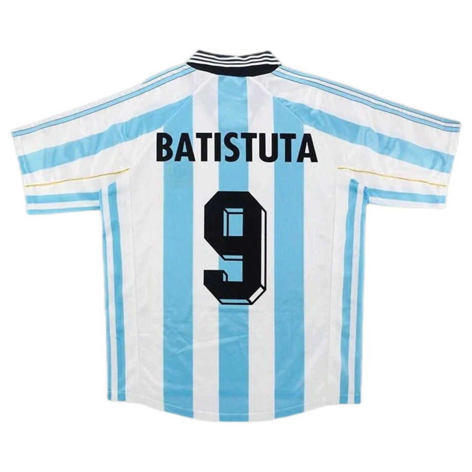 Argentina #9 Batistuta Retro Jersey Home World Cup 1998 - 90KITS