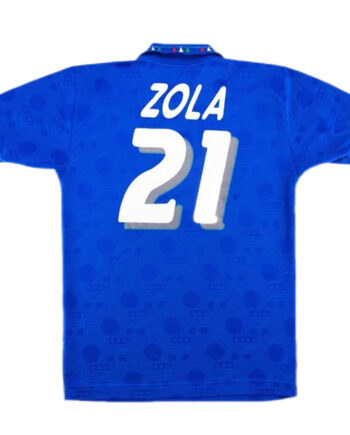 Italy #21 Zola Retro Jersey Home World Cup 1994 - 90KITS