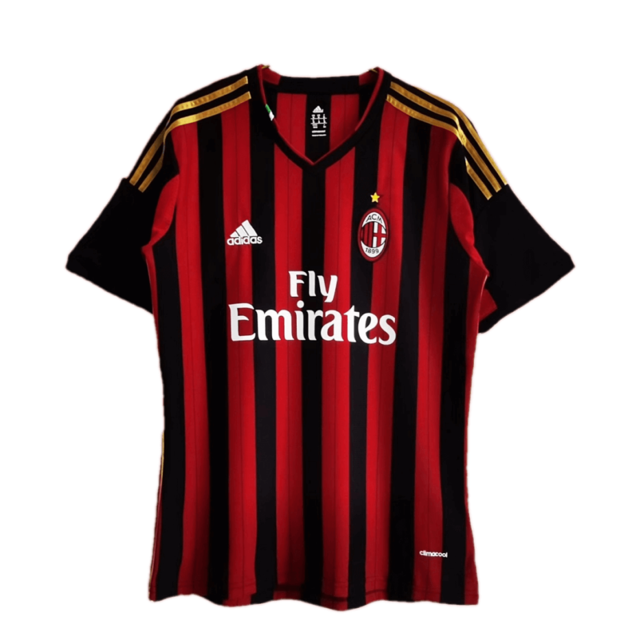 AC Milan Retro Soccer Jersey Home 2013/14 - 90KITS