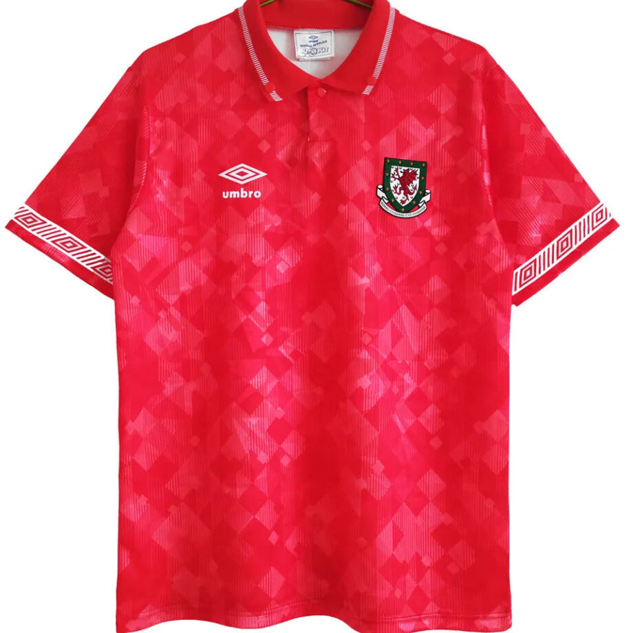 Wales Retro Home Jersey 1990 - 90KITS