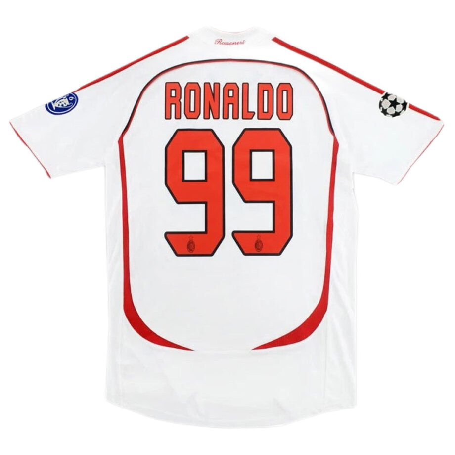 AC Milan #99 Ronaldo UCL Final Retro Jersey Away 2006/07 - 90KITS