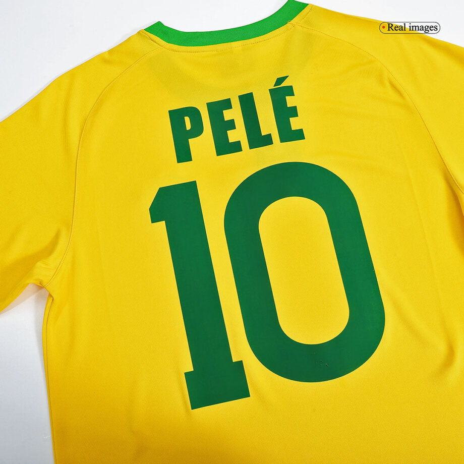 Brazil #10 Pelé Retro Jersey Home 1970 - 90KITS