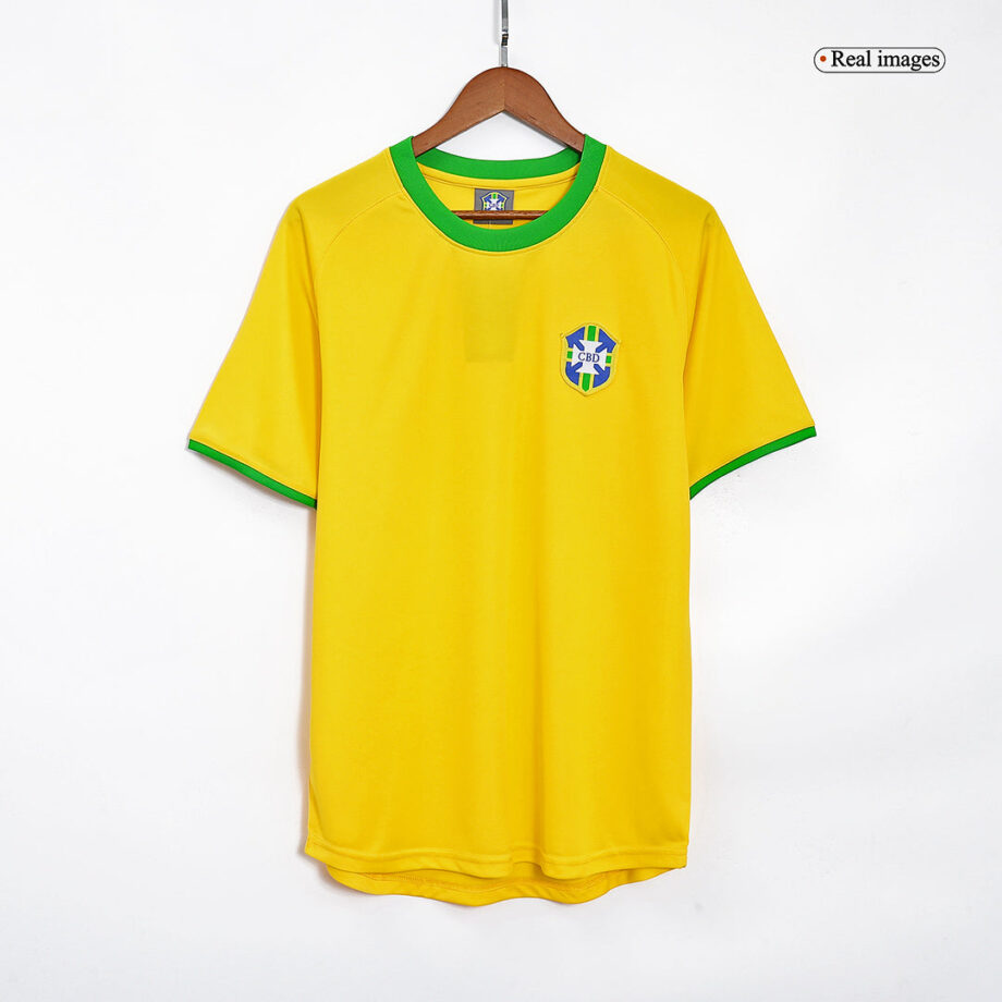 Brazil #10 Pelé Retro Jersey Home 1970 - 90KITS