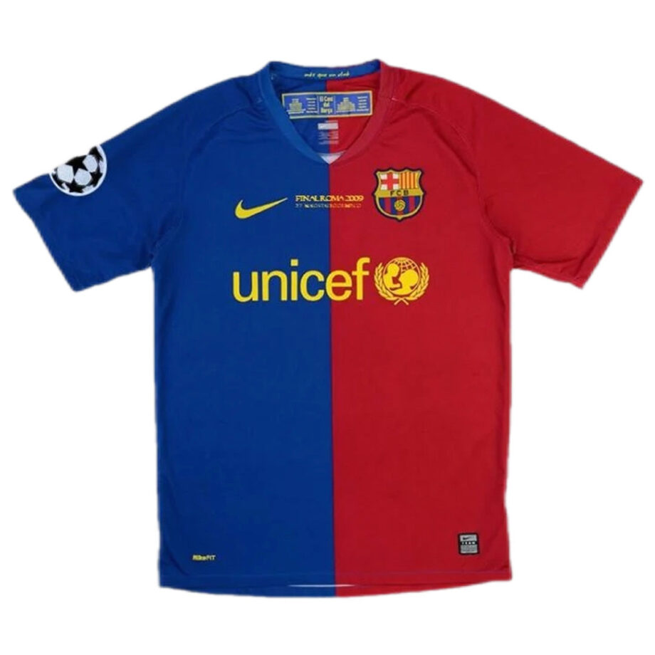 Barcelona #10 Messi UCL Final Retro Jersey Home 2008/09 - 90KITS