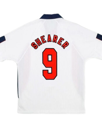 England #9 Shearer Retro Jersey Home World Cup 1998 - 90KITS
