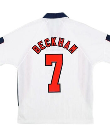 England #7 Beckham Retro Jersey Home World Cup 1998 - 90KITS