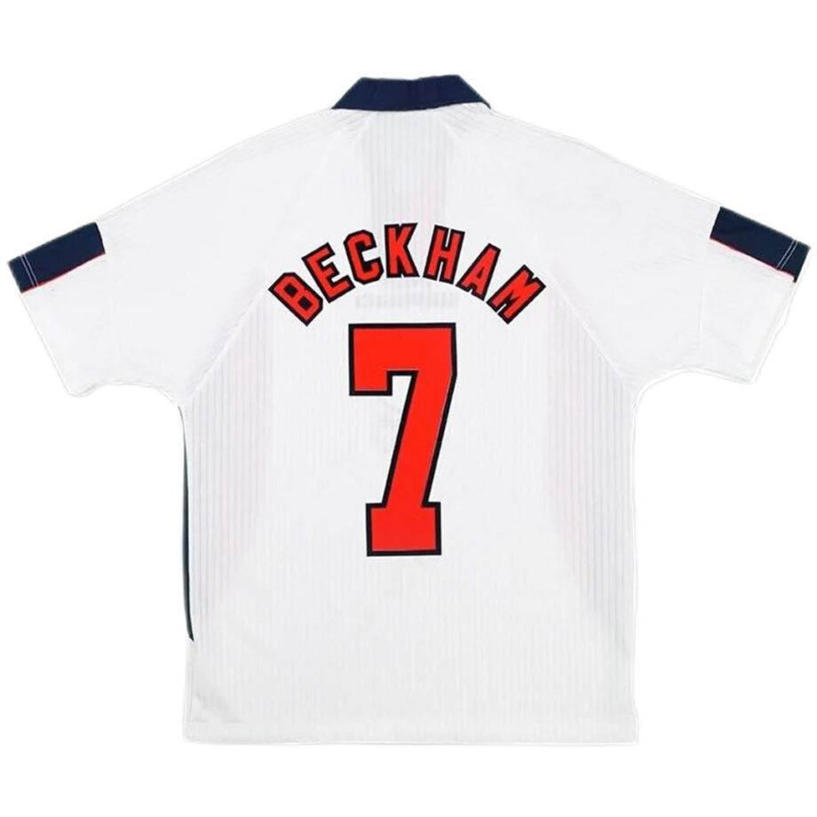 England #7 Beckham Retro Jersey Home World Cup 1998 - 90KITS