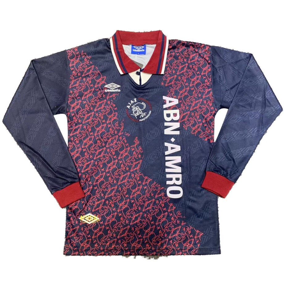 Ajax Retro Soccer Jersey Away Long Sleeve 1995/96 - 90KITS