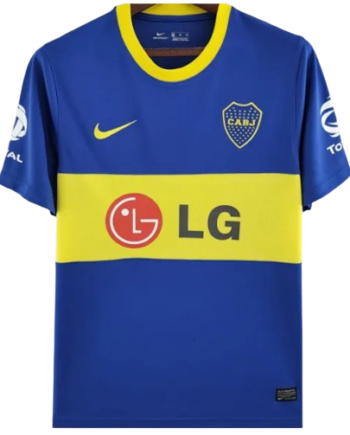 Boca Juniors Home 10/11 Retro Jersey - Footy Mystery