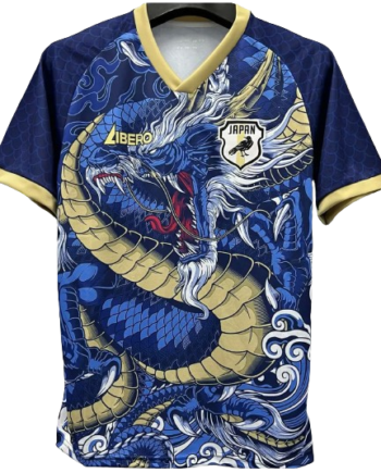 Japan Libero Blue Gold Dragon Concept Jersey 2024 - 90KITS