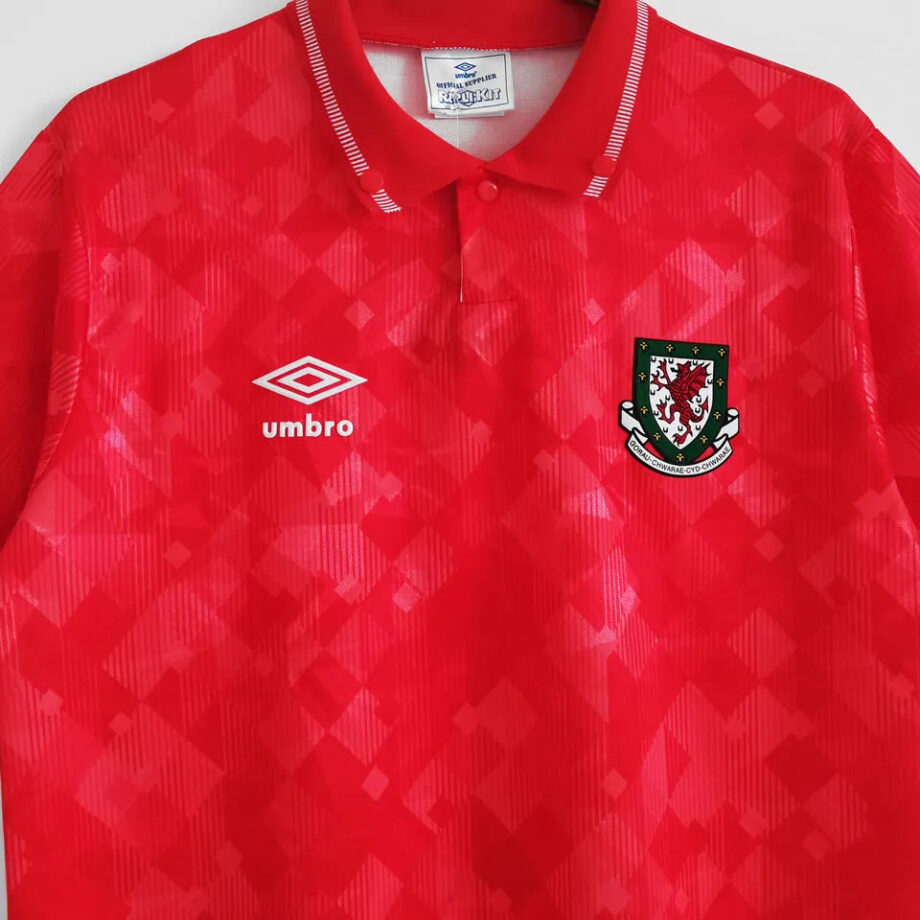 Wales Retro Home Jersey 1990 - 90KITS
