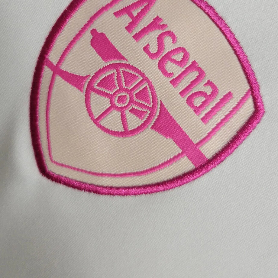 Arsenal Training White Pink Pre Match Jersey 23/24 - 90KITS