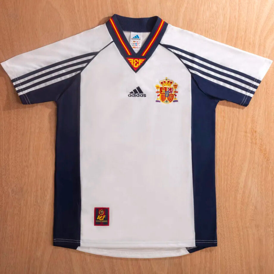 Spain Retro Jersey Away World Cup 1998 - Footy Mystery