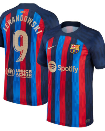 FC Barcelona #9 Lewandowski Home Jersey 22/23 - 90KITS