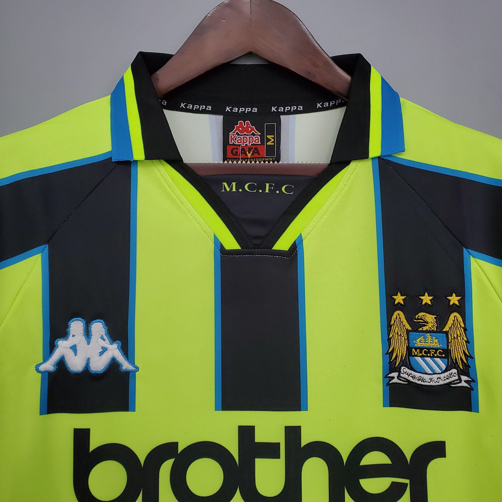 manc2 Manchester City Retro Away Jersey 1998/98 - 90KITS