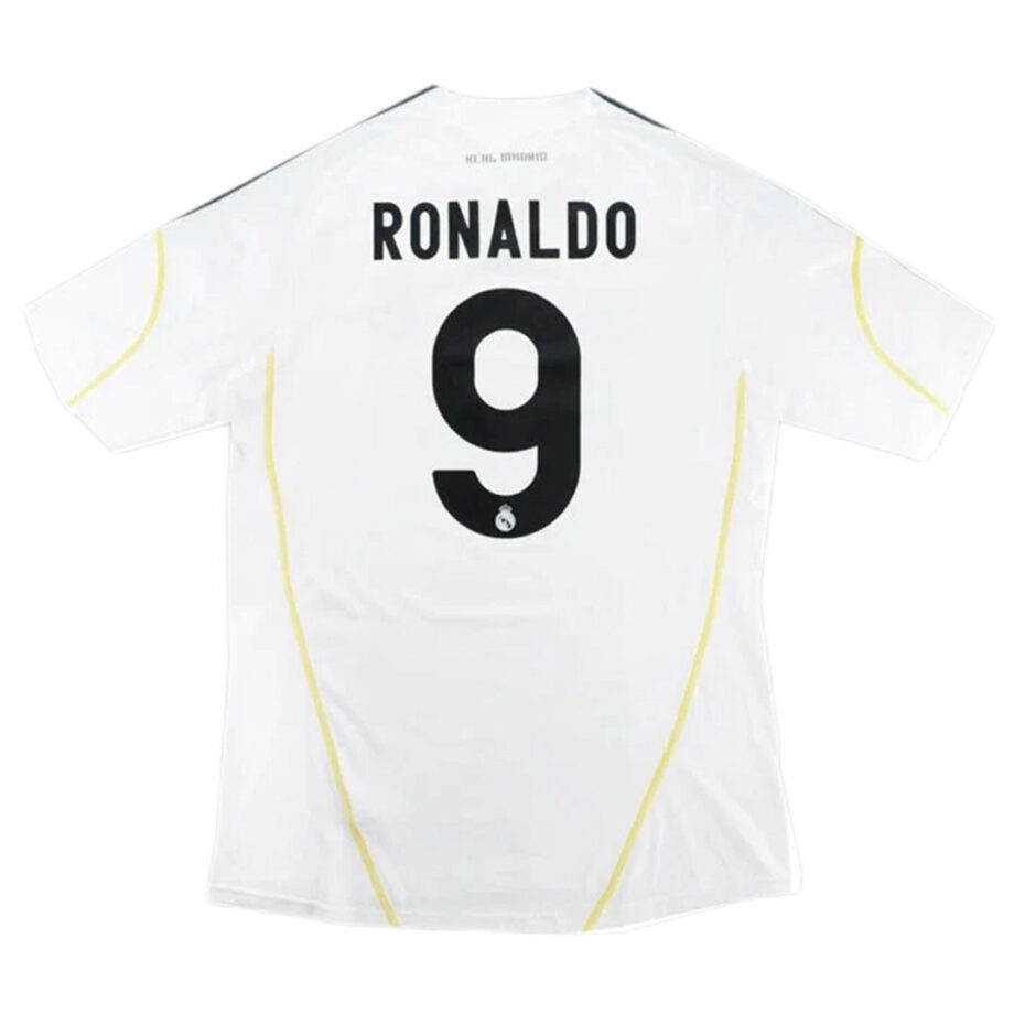 Real Madrid #9 Ronaldo Retro Jersey Home 2009/10 - 90KITS